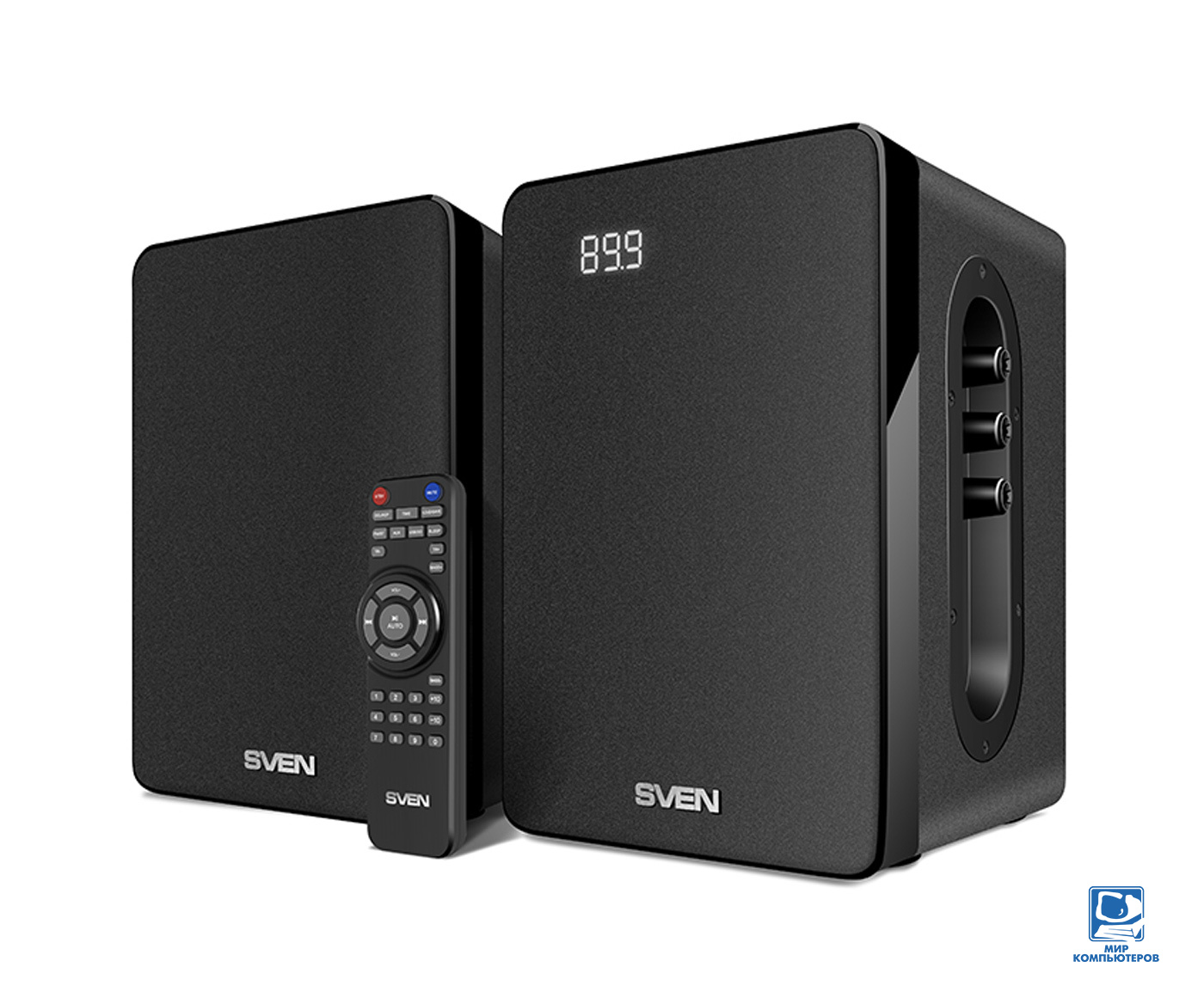Акустическая система SVEN SPS-710 (2.0) (2x20W) USB/SD/RC Bluetooth Black